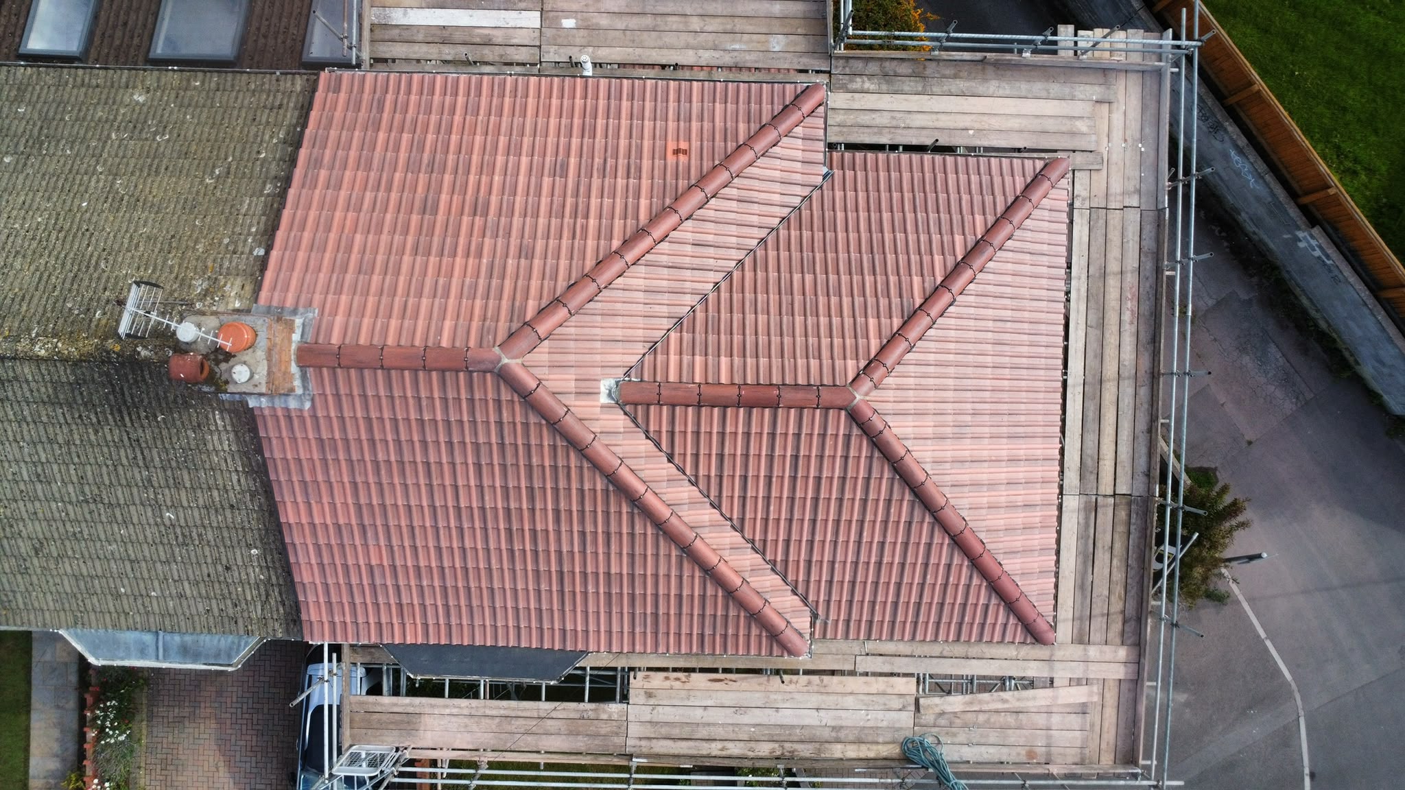 After — roof and ridge from TJS Roofing Solutions